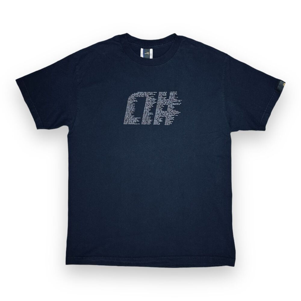 Alphanumeric Logo Skate Tee RARE 90s Vintage Streetwear Surf - Skater